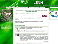 Tablet Screenshot of lenn-nefrologie.nl